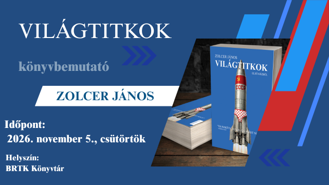 Zolcer János: Világtitkok - könyvbemutató