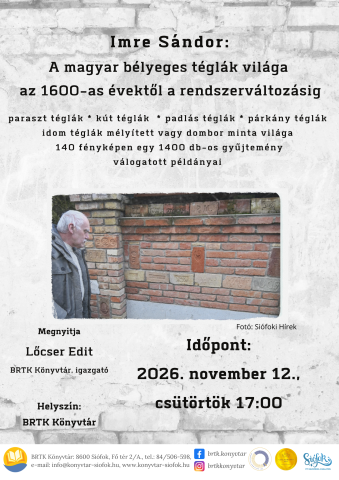 Imre Sándor: A magyar bélyeges téglák világa az 1600-as évektől a rendszerváltozásig