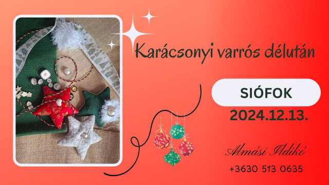 Karácsonyi varrós délután