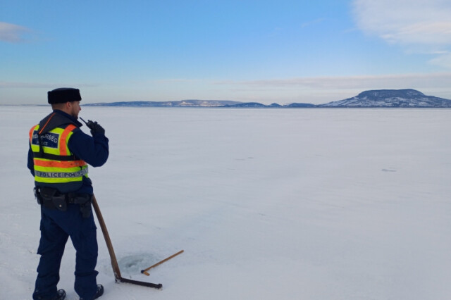 Jéghelyzet a Balatonon