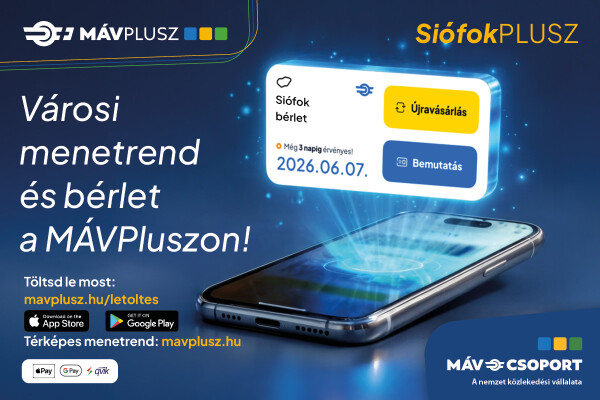 Tájékoztatás a MÁV-csoport megújult digitális szolgáltatásairól