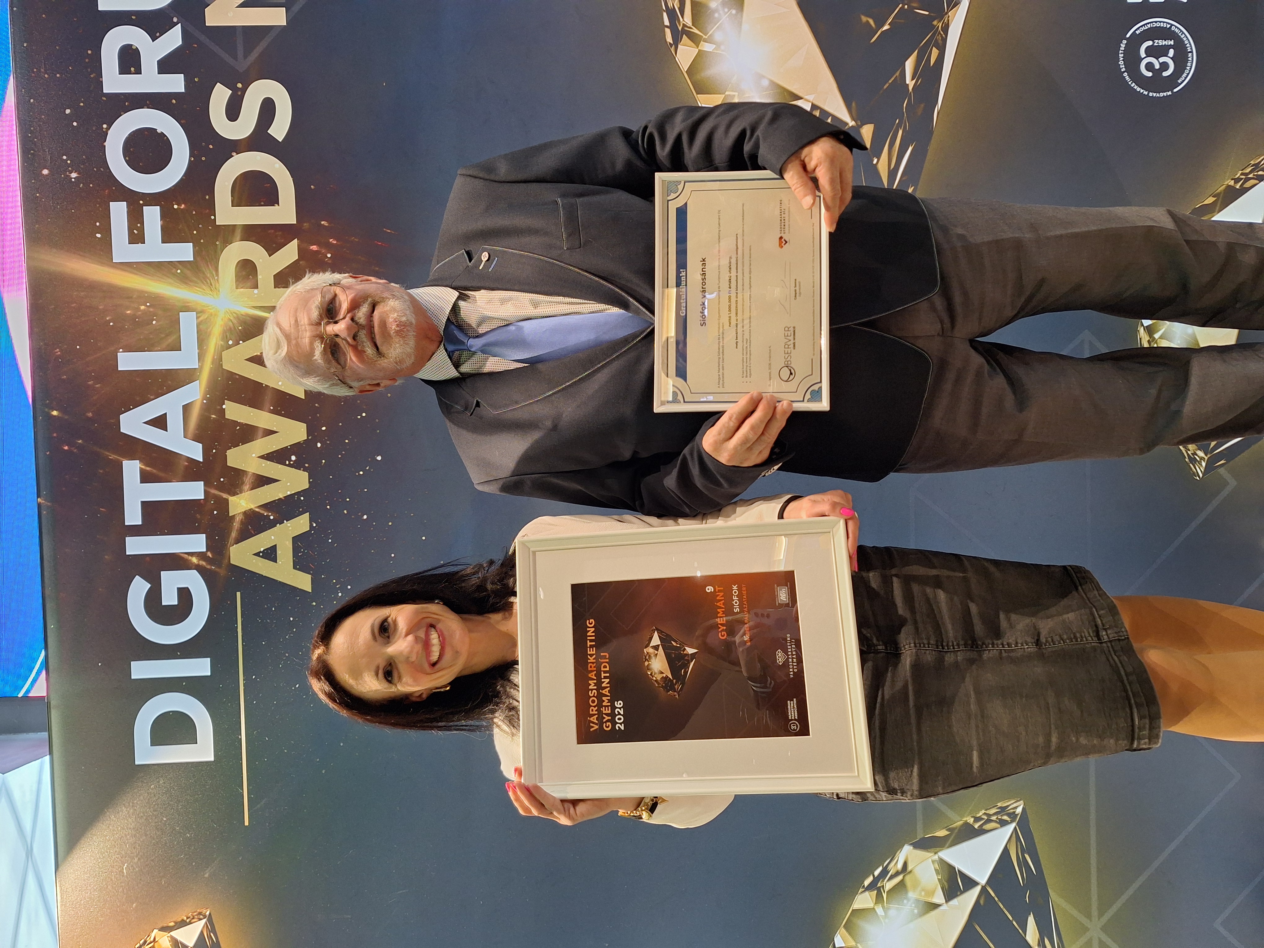 Tíz gyémántdíj Siófoknak