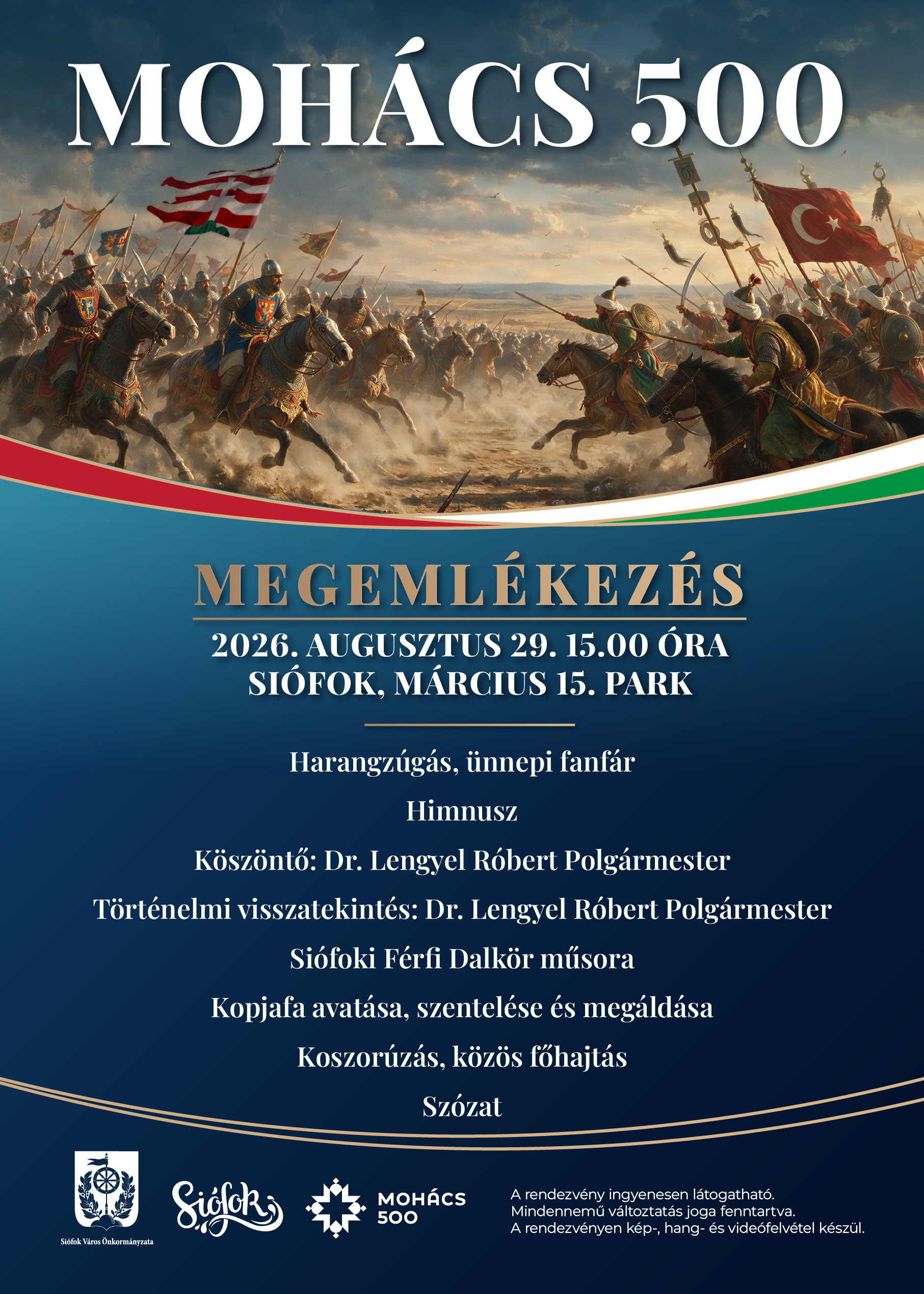 Meghívó- Mohács 500 Ünnepi megemlékezés