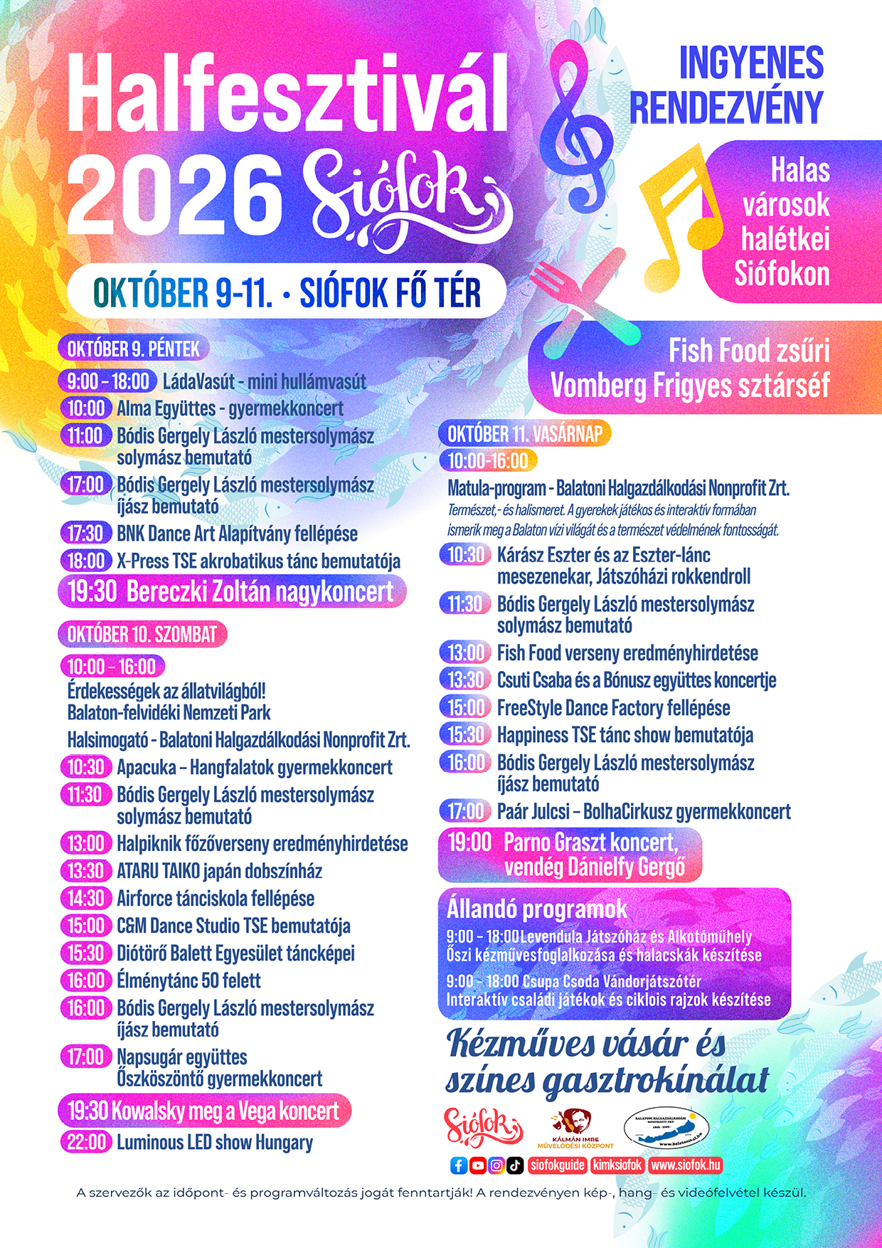 Halfesztivál: nemzetközi városok utcája
