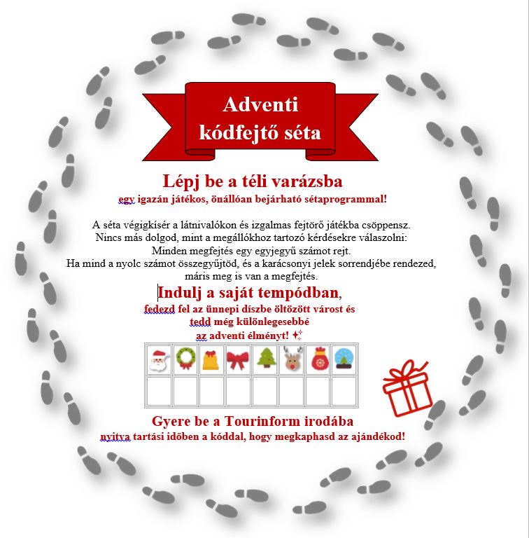 Adventi kódfejtő séta